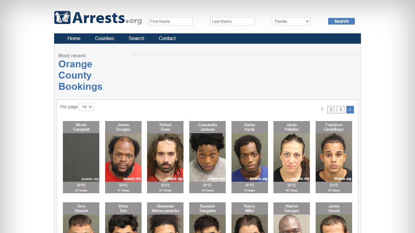 Orange County Arrests and Inmate Search