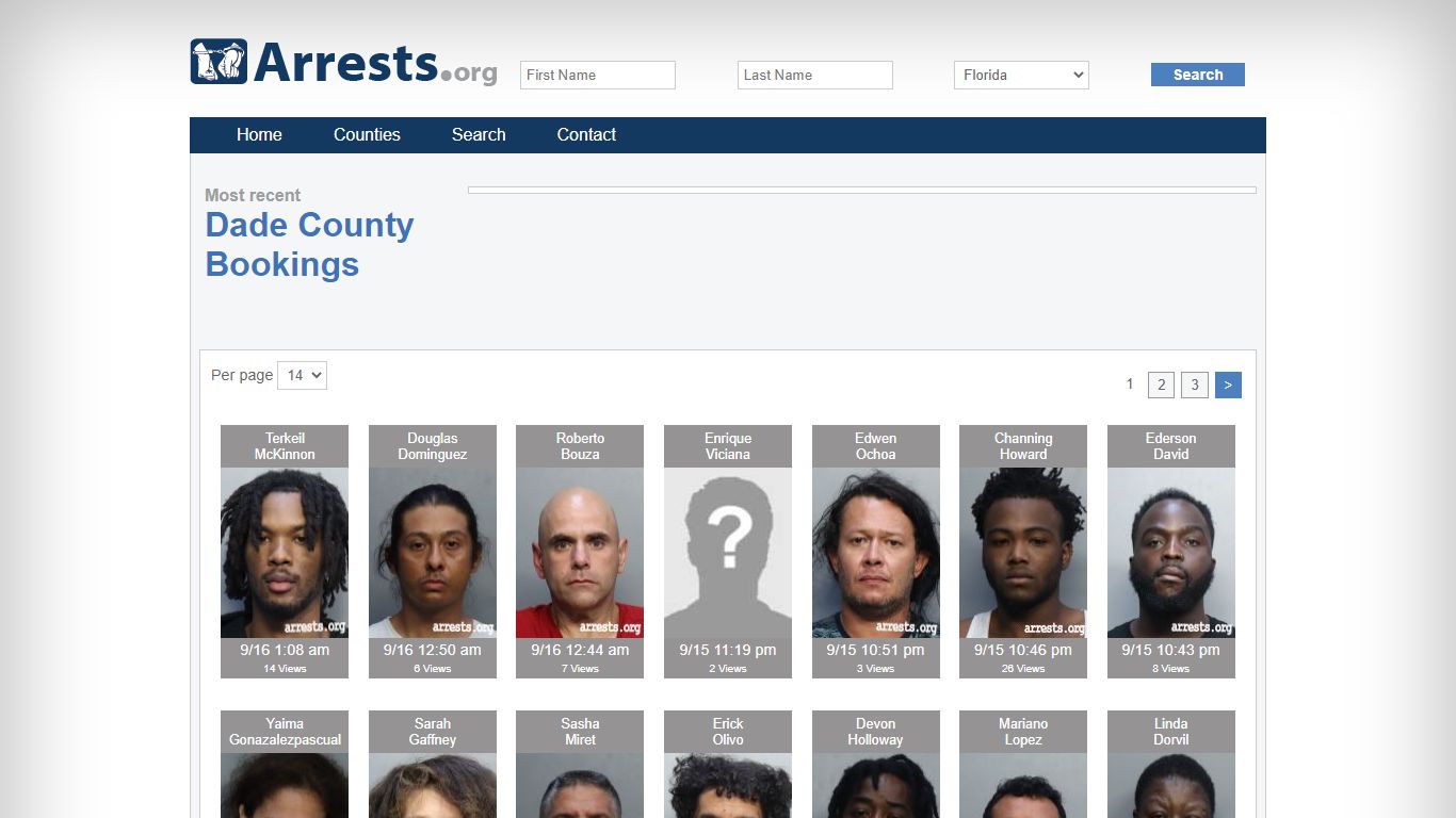 Dade County Arrests and Inmate Search